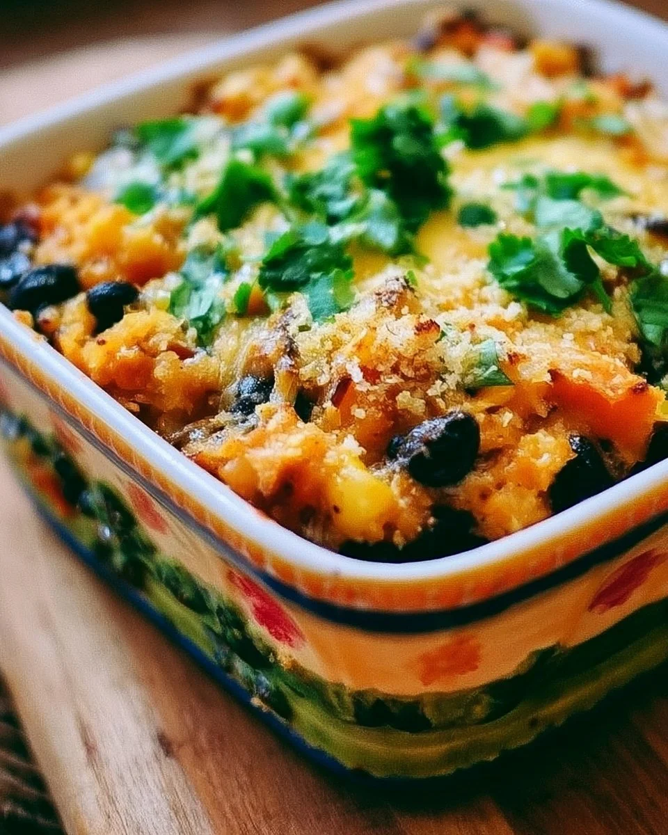 Black Bean and Butternut Squash Casserole Recipe