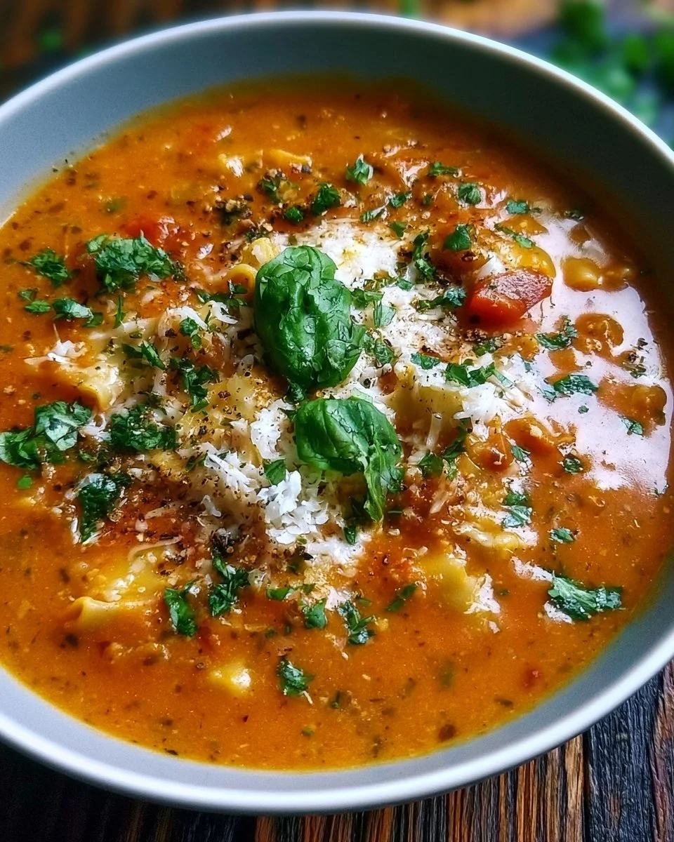 Creamy Vegan Lasagna Soup Recipe