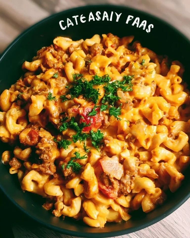 Delicious One-Pot Taco Mac served in a bowl with cheese and toppings