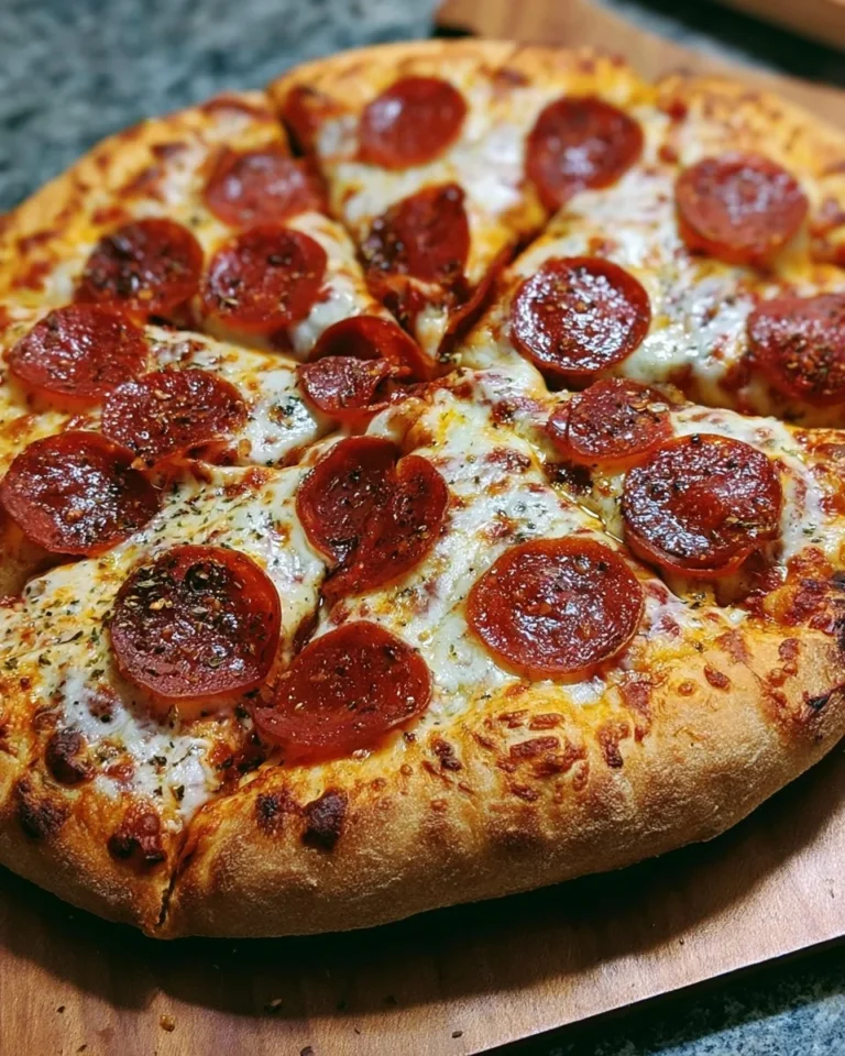 Delicious Pepperoni Pizza with cheese and spicy pepperoni slices