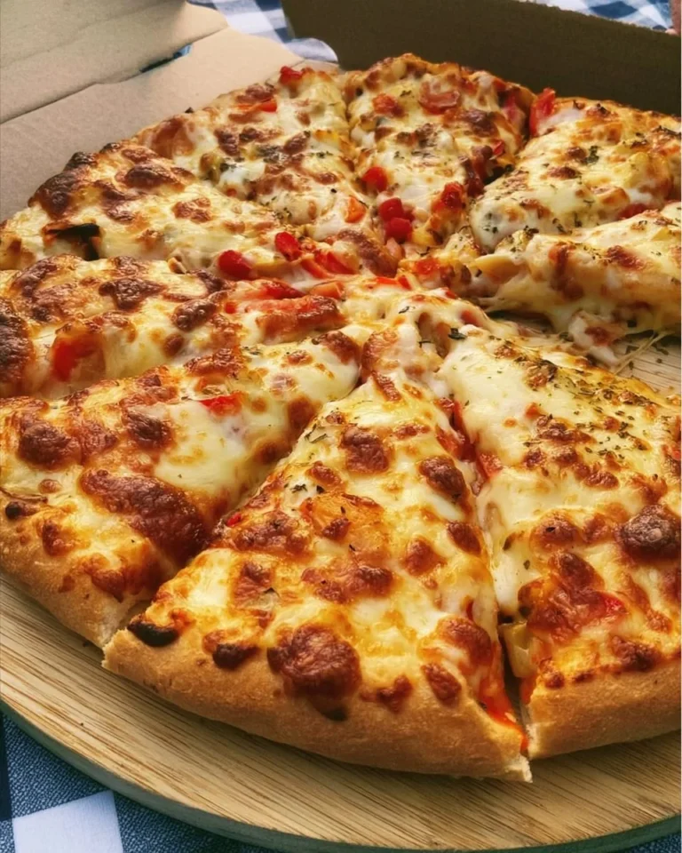 Delicious pizza options for birthday celebrations with various toppings.
