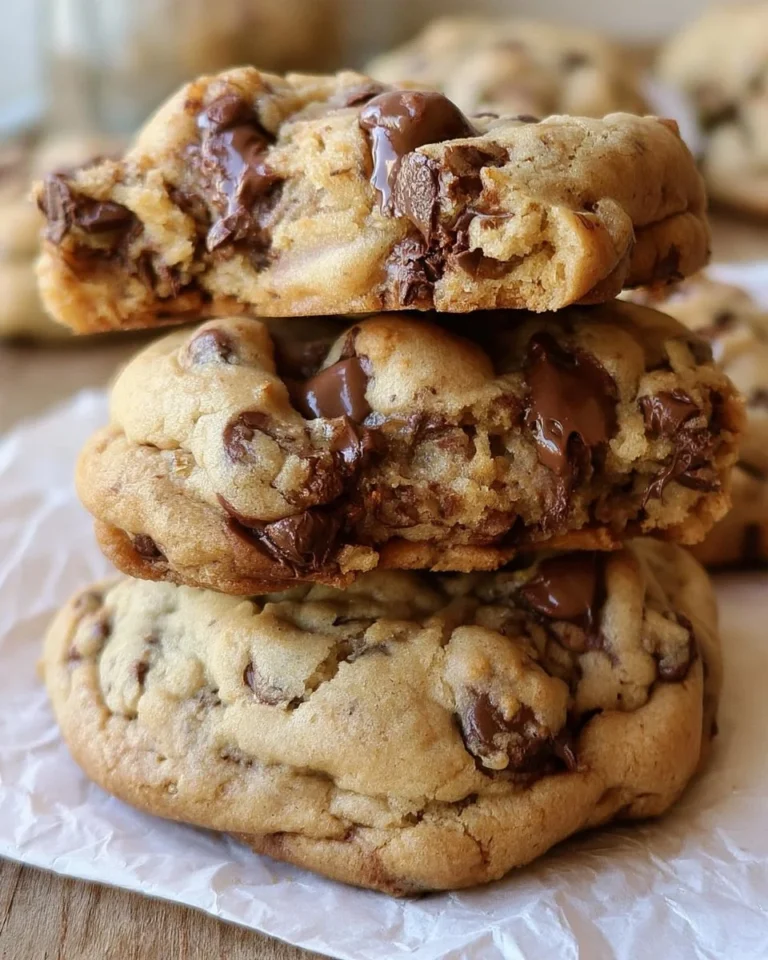 Delicious chocolate chip cookies on a cooling rack ready to eat