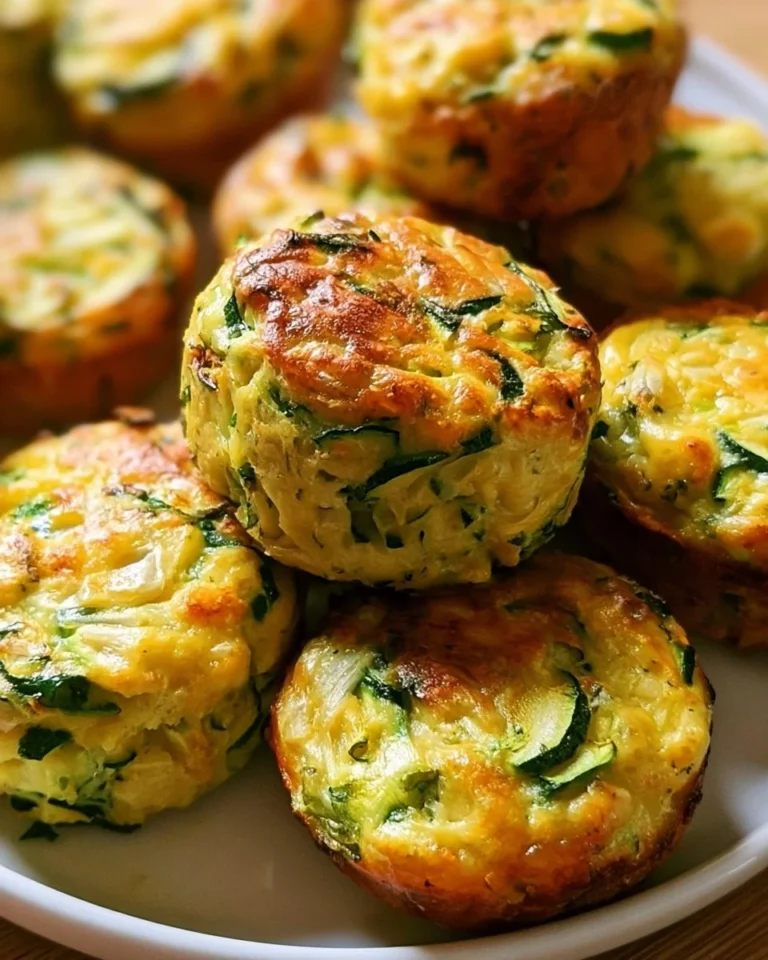Plate of golden Garlic Zucchini Bites served with dipping sauce