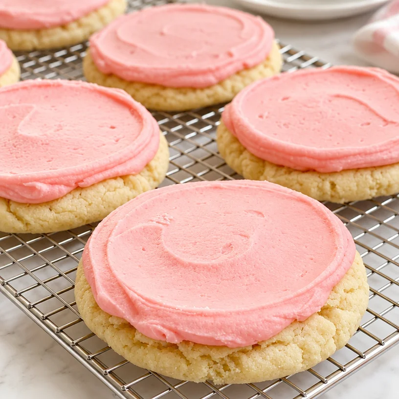 Best-Ever Crumbl Pink Sugar Cookie Recipe - Easy & Delicious