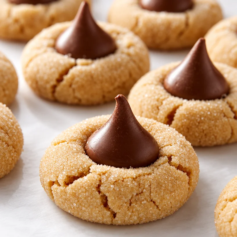Best-Ever Easy Peanut Butter Blossom Cookies Recipe