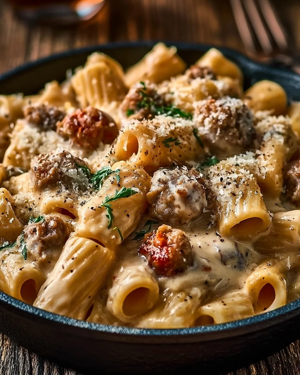 Creamy Italian Sausage Rigatoni