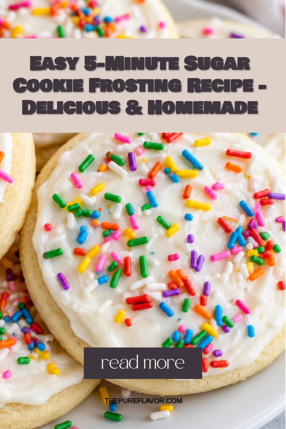 Easy 5-Minute Sugar Cookie Frosting Recipe - Delicious & Homemade