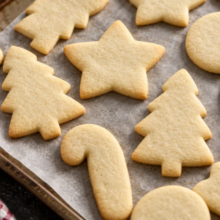 Plate of easy homemade sugar cookies, deliciously decorated for festive occasions.