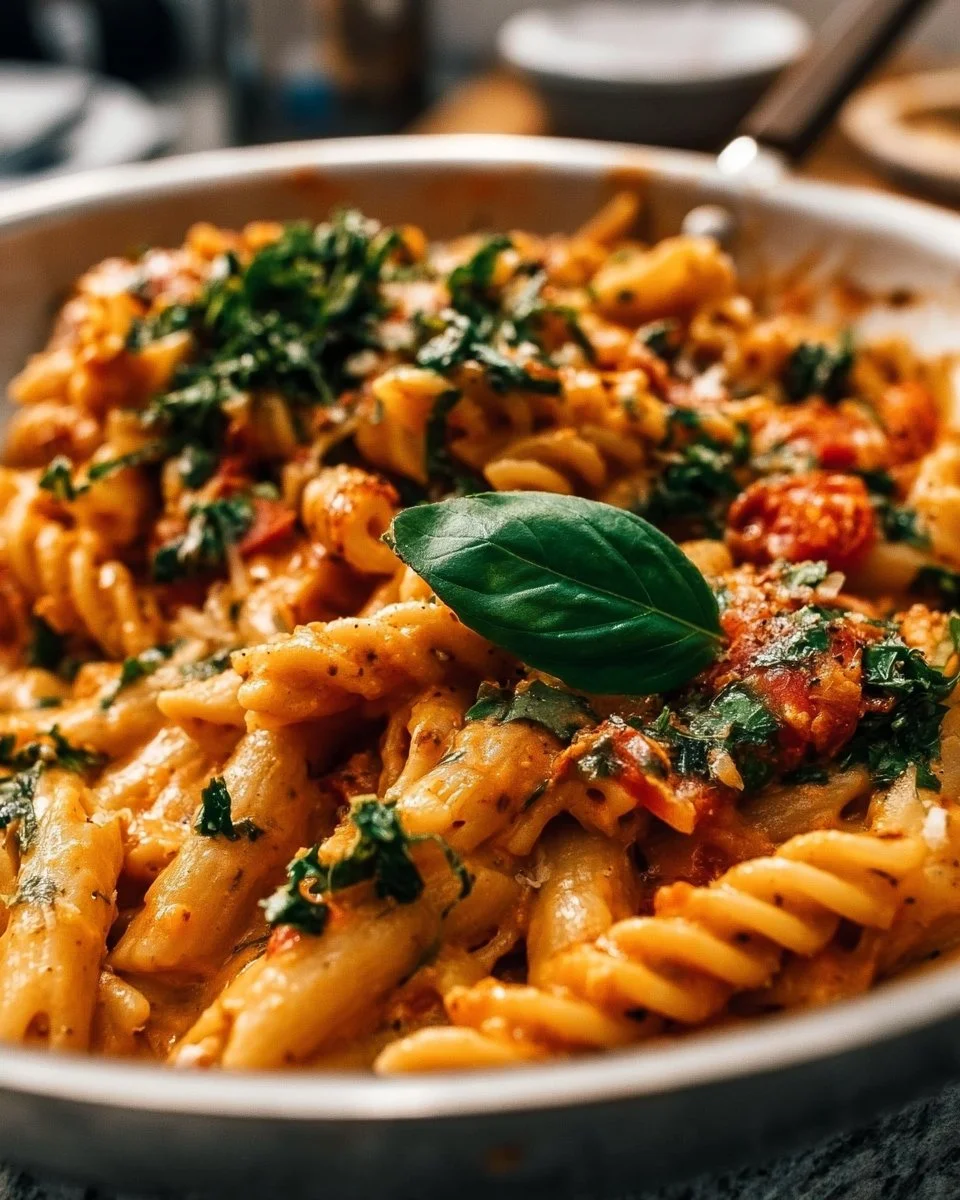 One Pan Creamy Tomato Pasta