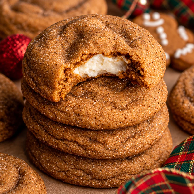 Ultimate Gingerbread Cheesecake Cookies Recipe
